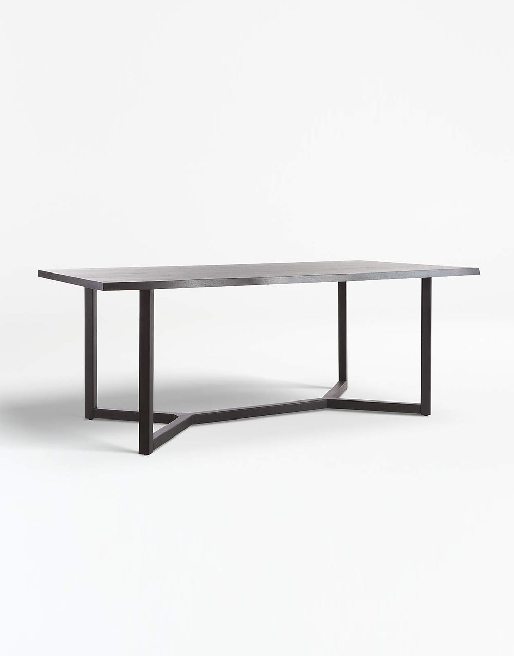 Rectangular Metal And Stone Table
